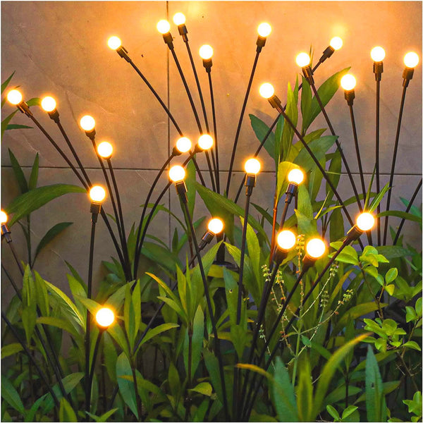 Solar Swaying Garden Lights Wind Motion Outdoor Yard Pathway Decor