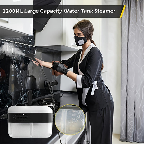 High Pressure Handheld Steam Cleaner – 35pcs Accessory Set for Kitchen, Sofa & Appliances goobingoo