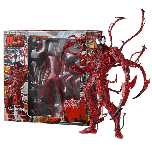 Comic Style Symbiote Action Figure – Venom & Carnage Inspired Collectible Model