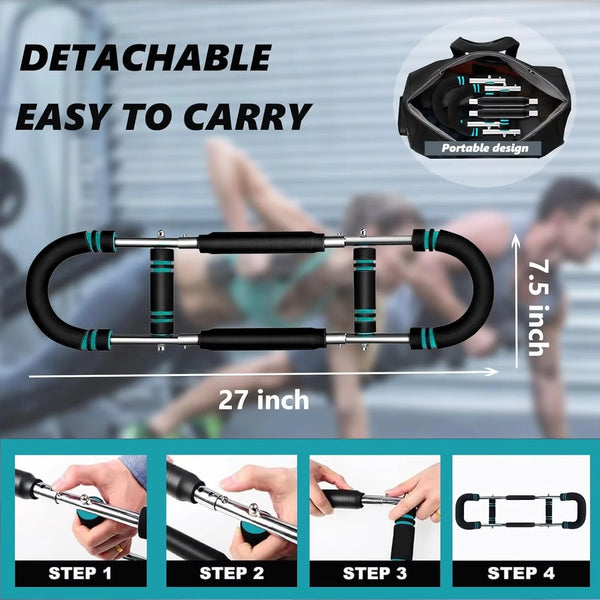 Adjustable Resistance Twister Arm & Chest Trainer - Portable Home/Office Workout