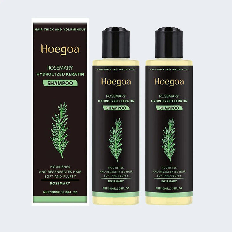 Rosemary & Keratin Hair Growth Shampoo — Thickening, Anti-Thinning, Natural Formula for Fuller Hair