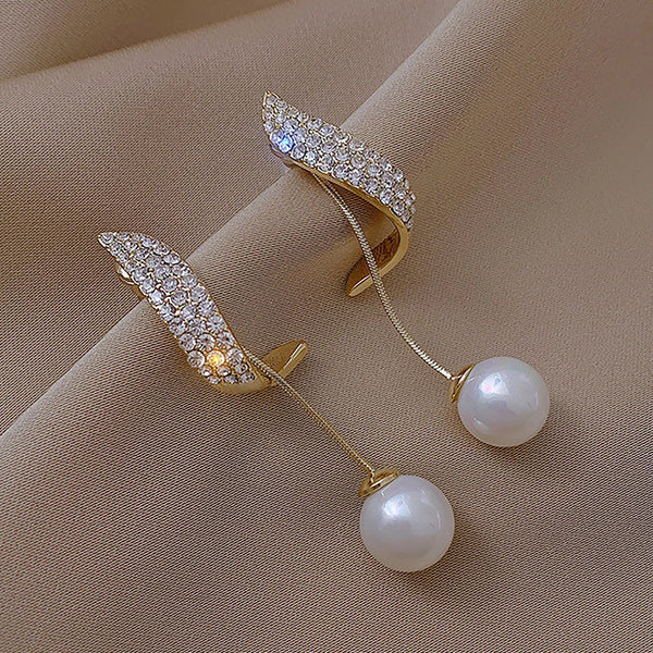 Long Tassel Statement Earrings Irregular Fashion Jewelry