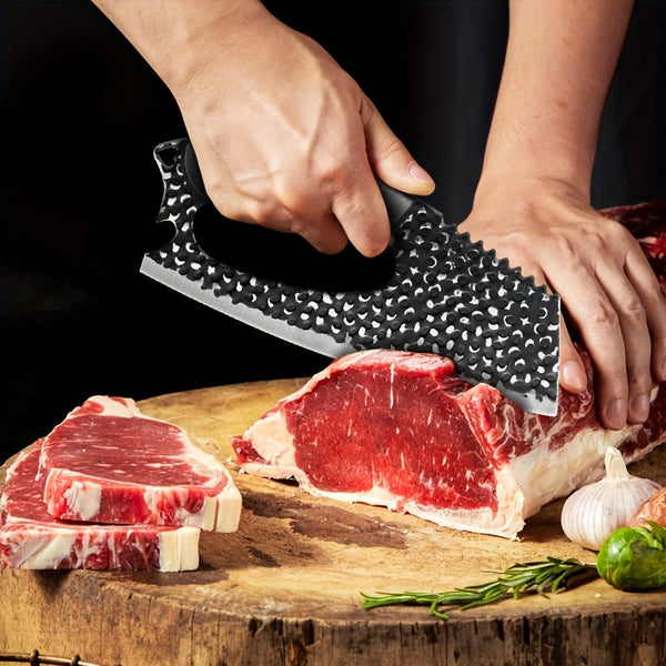 Executive Series Professional Butcher Knife – Premium Anti-Stick Stainless Steel Meat Cleaver goobingoo