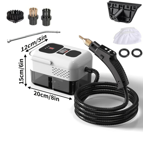 High-pressure steam cleaner, household steam cleaner handheld, suitable for kitchen fumes, sofas, small air conditioners, washing machines goobingoo