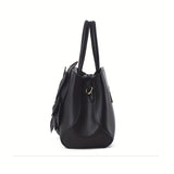Women's large capacity handbag with elegant floral design and zipper closure. Perfect for daily use, weddings, birthdays, or Mother's Day gifts.