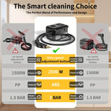 High-pressure steam cleaner, household steam cleaner handheld, suitable for kitchen fumes, sofas, small air conditioners, washing machines