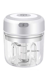 Mini Electric Garlic Chopper USB Rechargeable Food Processor