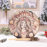 Handmade Shamanic Drum for Sound Healing Meditation Spiritual Music
