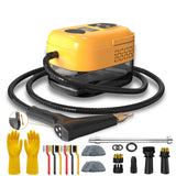 High Pressure Handheld Steam Cleaner – 35pcs Accessory Set for Kitchen, Sofa & Appliances