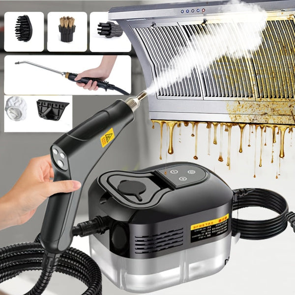 High Pressure Handheld Steam Cleaner – 35pcs Accessory Set for Kitchen, Sofa & Appliances goobingoo