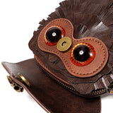 Women’s Medieval Steampunk Owl Mini Crossbody Bag – Studded Buckle Shoulder Bag for Renaissance Fairs