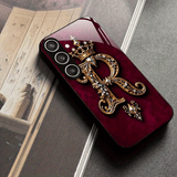Stylish Premium Black & Red ‘R Crown’ Phone Cover – Samsung Galaxy S & A Series