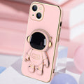 3D Astronaut Anti-Drop Phone Case with Electroplated Stand My Store