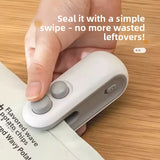 goobingoo 2-in-1 Mini Bag Sealer and Cutter - Rechargeable Portable Heat Sealer