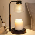 goobingoo Premium Dimmable Candle Warmer Lamp - Electric Top-Down Wax Melter with Timer & Wooden Base