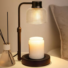 goobingoo Premium Dimmable Candle Warmer Lamp - Electric Top-Down Wax Melter with Timer & Wooden Base
