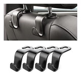 Car Headrest Hooks 4 Pack Backseat Organizer for Bags & Groceries