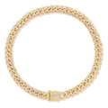 Gold Cuban Link Dog Collar Diamond Luxury Pet Necklace