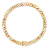 Gold Cuban Link Dog Collar Diamond Luxury Pet Necklace