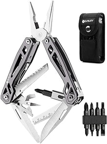 goobingoo 21-in-1 Stainless Steel Multitool - Heavy Duty Pliers & Pocket Knife Gear