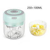 Mini Electric Garlic Chopper USB Rechargeable Food Processor