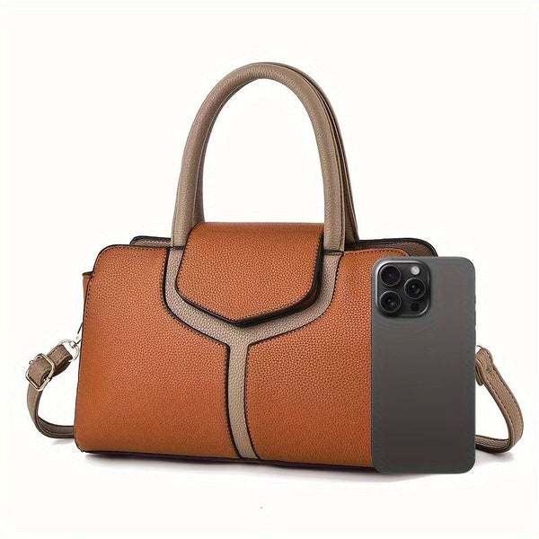 Women’s Large-Capacity Elegant Handbag – Convertible Crossbody & Shoulder Purse with Zipper Closure, Durable Strap, Perfect Thanksgiving Gift for Mom & Grandma goobingoo