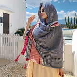 Ultra-Thin Women’s Floral Scarf – Breathable Lightweight Spring & Summer Shawl, Versatile Travel, Beach & Sunscreen Wrap, Perfect Gift