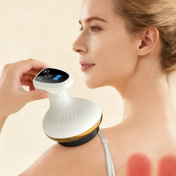 Electric Gua Sha Massager Cupping Device Body Meridian Brush