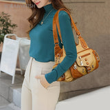Women’s Rivet Washed Crossbody Bag – Soft Single-Shoulder Handbag with Large Capacity, Multi-Layer Design, Casual & Travel Bag
