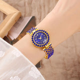 6-Piece Rhinestone Jewelry & Watch Set