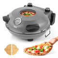 12-Inch Electric Pizza Oven – 1200W Indoor Countertop Pizza Maker, 5-Minute Crisp, Dual Knob Control, 120V