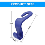 Car Headrest Hooks 4 Pack Backseat Organizer for Bags & Groceries