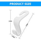 Car Headrest Hooks 4 Pack Backseat Organizer for Bags & Groceries