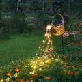 Solar Watering Can Garden Lights Waterproof Hanging Outdoor Decor
