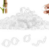 100PCS Plant Support Clips for Tomato Vines Garden Plant Fixing Clips