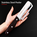 Premium Stainless Steel Multipurpose Peeler – Sharp Blade Sugarcane & Pineapple Cutter (1 or 2 Pieces)