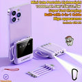 Premium 10000mAh Mini Portable Power Bank – 4-in-1 Built-In Cable, 22.5W Super Fast Charging