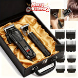 Men’s Cordless Hair Clipper Kit – USB Rechargeable Electric Barber Tools for Home & Travel