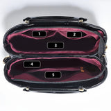 Chic crocodile pattern women’s shoulder bag with adjustable strap and zipper closure. Stylish crossbody purse perfect for casual or formal occasions.