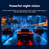 Dual Dash Cam Front and Inside 1080P 720P – 170 Wide Angle with Night Vision & Parking Monitor