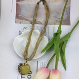 Ethnic Peacock Beaded Multi-Layer Necklace