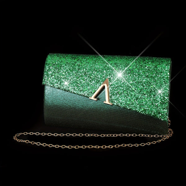 Evening Clutch & Jewelry Set, 4-Piece Rhinestone Handbag with Necklace, Earrings, Bracelet & Ring goobingoo