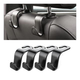 Car Headrest Hooks 4 Pack Backseat Organizer for Bags & Groceries