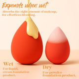 5PCS Makeup Sponge Set Latex Free Beauty Blender Soft Foundation Sponge