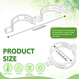 100PCS Plant Support Clips for Tomato Vines Garden Plant Fixing Clips