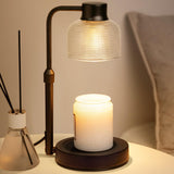 goobingoo Premium Dimmable Candle Warmer Lamp - Electric Top-Down Wax Melter with Timer & Wooden Base
