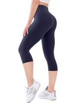 goobingoo High-Waisted Yoga Leggings - Tummy Control Squat-Proof Pants with Pockets
