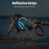 Dog Life Jacket with Front Float Adjustable Pet Swim Vest