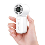 goobingoo Handheld Portable Turbo Mini Fan - 13000 RPM High Speed Rechargeable Fan
