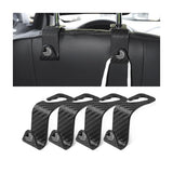 Car Headrest Hooks 4 Pack Backseat Organizer for Bags & Groceries